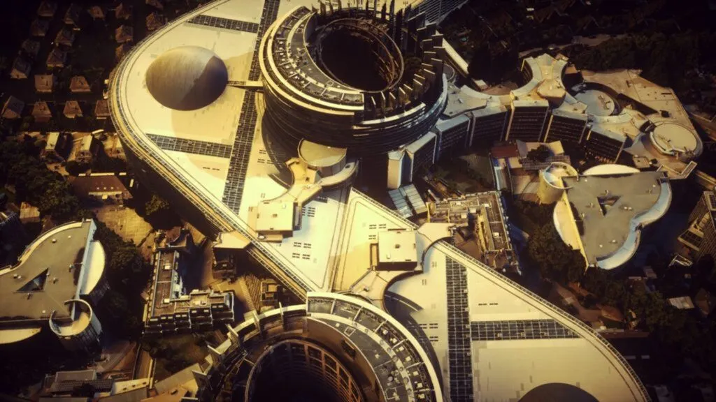 European parliament 3d glitch Strasbourg