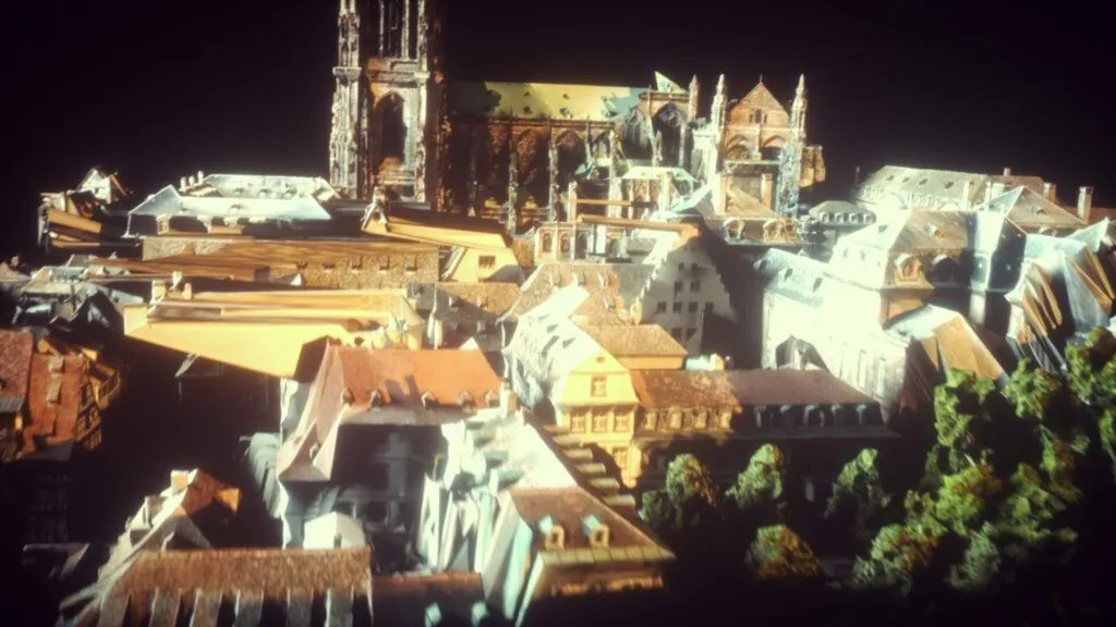 Cathedrale Notre Dame de Strasbourg 3d Glitch