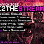 Back2thestream lineup with noisk8, crashserver, vindeyre, Jules Cipher, AFALFL and Randy Edgewood